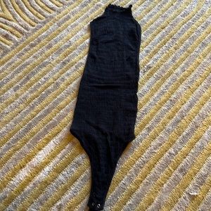 Free people turtle neck sleeveless body suit